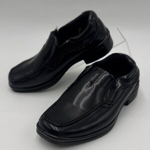 Deer Stags WISE Black Slip-On Dress Shoes Kids Size 10.5M